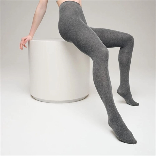 MP WOMAN LOVE YOU TIGHTS DARK GREY MELANGE